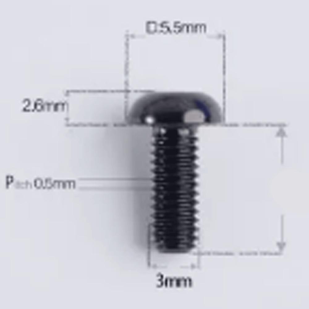 Многоцветный M3 x 6 8 10 12 15 мм Титановый сплав GR5 A2 T25 Torx Винт с полукруглой головкой D5.5мм Для дорожного велосипеда