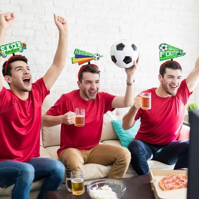 2026 Футбол Волосы Спортивная Повязка на Голову Унисекс Обруч Универсальная Повязка на Голову Функциональная Спортивная День Игры Аксессуар для Футбольного Болельщика