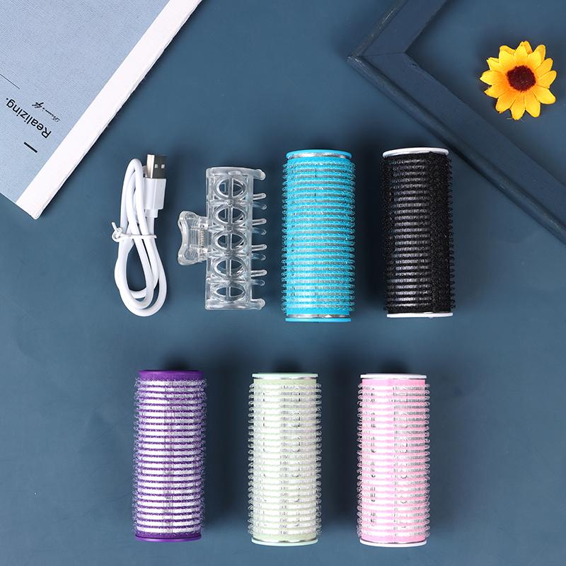 Usb электрический бигуди для завивки волос, инструмент для укладки волос, парикмахерский ролик