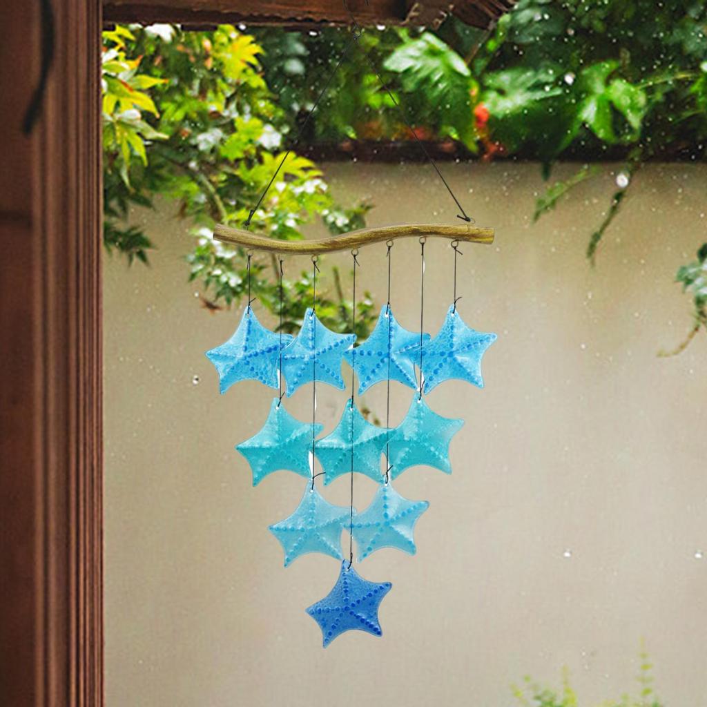 Стеклянный колокольчик ветра Уникальный подарок для бабушки, мамы, друзей Ручная работа Наружный декор для сада, улицы, веранды, патио, заднего двора