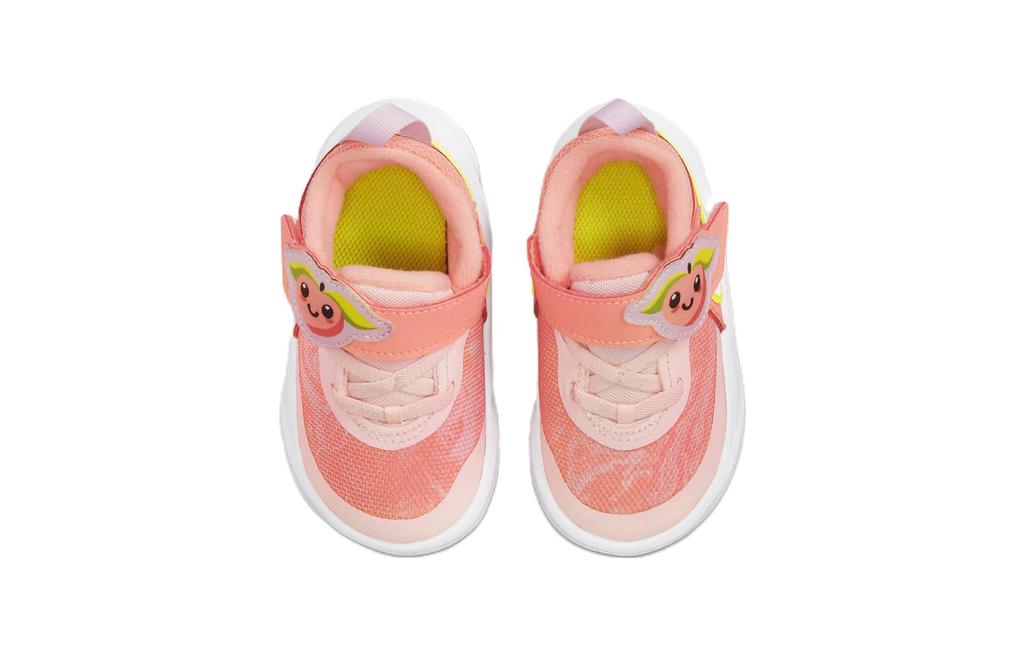 Nike Team Hustle D 10 Маленькие Амортизирующие Устойчивые к Истиранию Низкие Детские Кроссовки Бело-Оранжевые Для Малышей и Детей DM4325-600