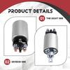 Black & Silver Metal 12V Solenoid Switch SS-1227