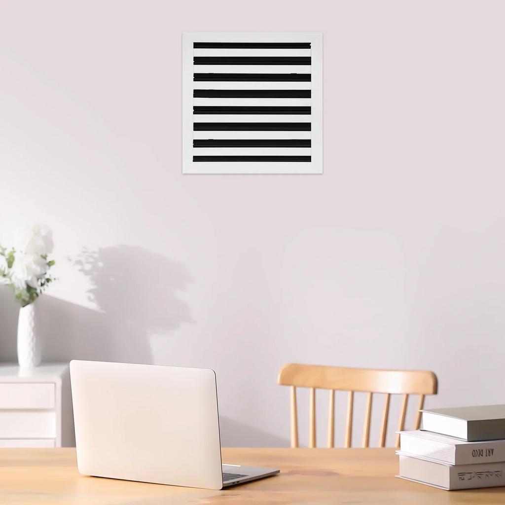 Bymaocar Modern Standard Linear Slot Diffuser,8-hole Aluminum Alloy Ventilation Grille,Register Grille for Ceiling&Walls&Floors