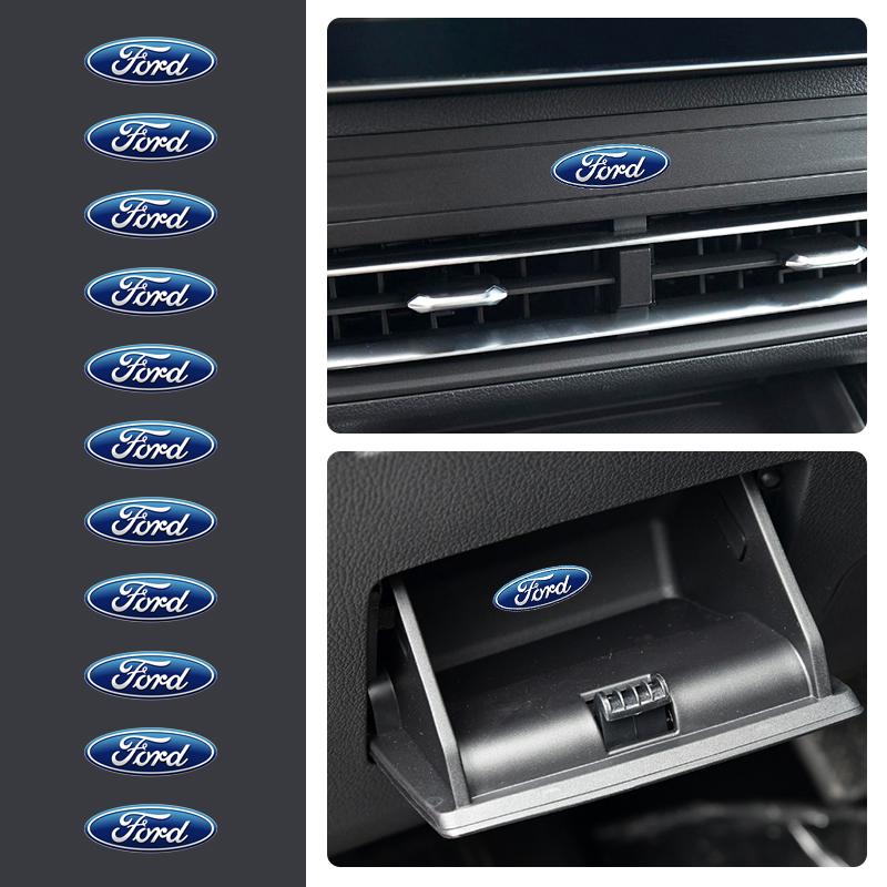 Car Logo Stickers Door Side Window Body Universal Decal For Ford F150 Focus Ranger Fiesta Transit Mustang Mondeo MK2 MK3 Fusion xo10