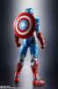 TAMASHII NATIONS Captain America On 155mm Painted Movable Figure S.H.Figuarts (Tech Avengers) Approx. PVC&ABS&Diecast