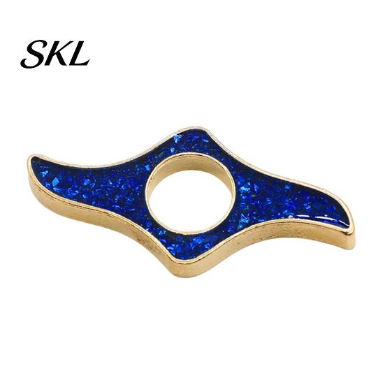 Eye-catching Glitter Bookmark Book Page Holder, Thumb Ring Holder for Reading, Smooth Edge Metal Opener Reading Accessory Students Readers
