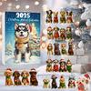 Dog Advent Calendar 2025 24Pcs 2D Dog Breeds Ornaments for Tree Decor 24 Days Christmas Countdown Calendar Surprise Gifts for Dog Lovers