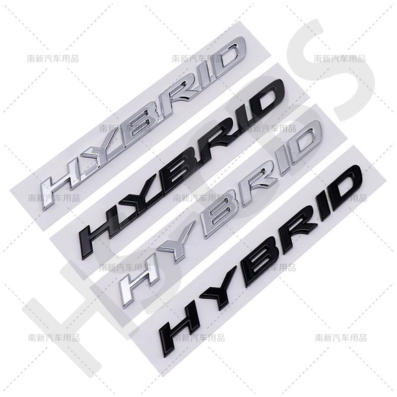 ABS Oil Electric Hybrid Vehicle Logo Car Rear Trunk Emblem Badge For Lexus RX270 RX350 CT200H GX400 ES350 ES300h NX300 NX200t LX