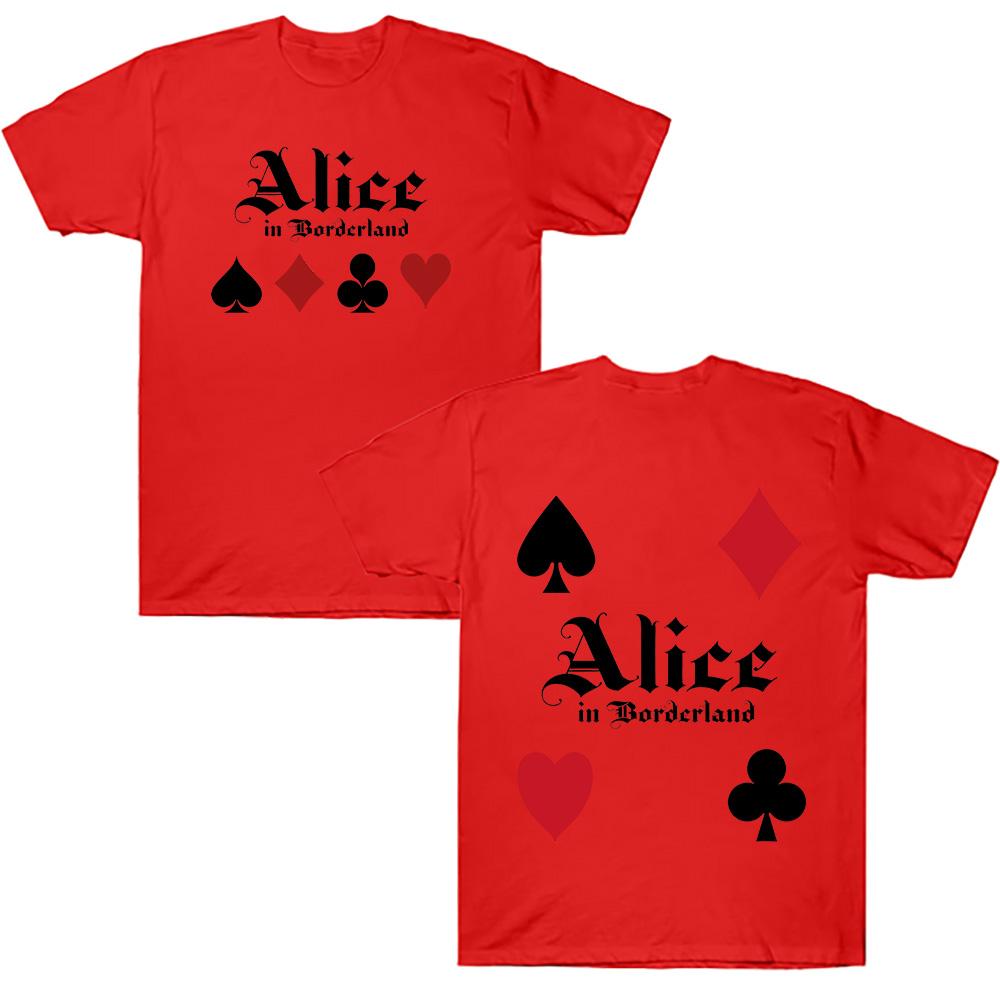 Alice in Borderland Cotton T Shirts Women Men Harajuku Anime Tee Alice in Borderland 3 Graphic Clothing High Street Short Sleeve