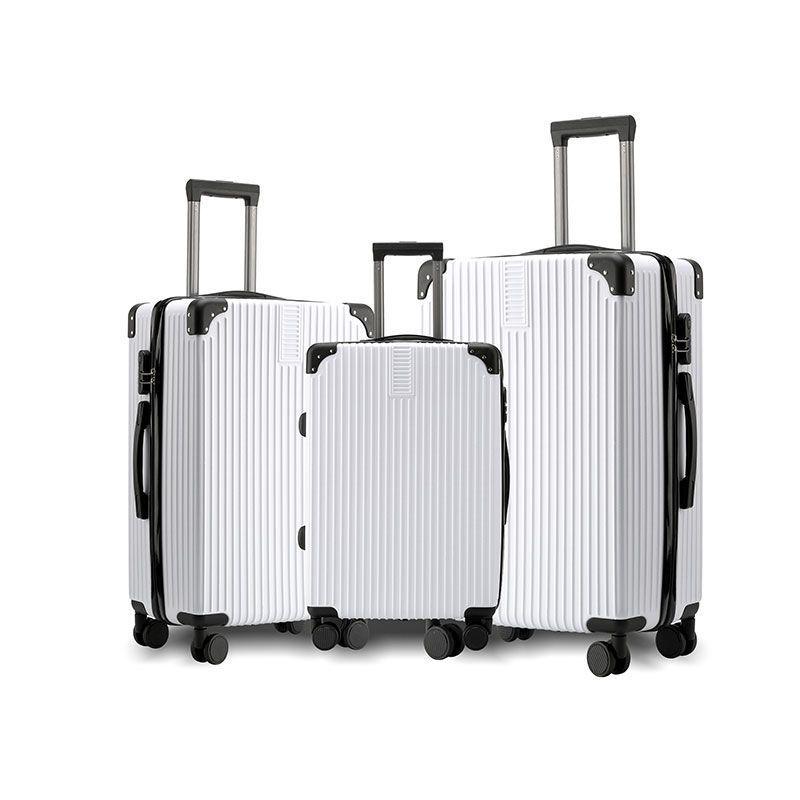 Sturdy and Durable Three-Piece Luggage Set with Anti-Collision Corners: 20, 24, 28 Inch Sizes