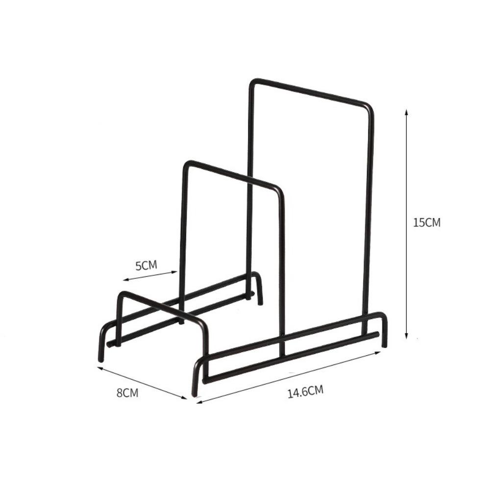 Многоуровневая кухонная полка-органайзер, стойка для хранения крышек для кастрюль, нержавеющая доска для разделки