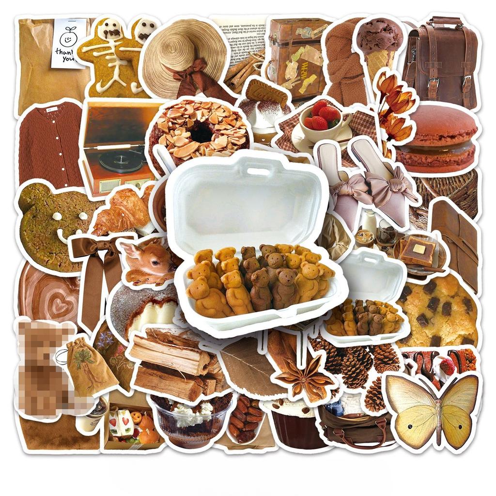 Милая наклейка с кошкой, креативная наклейка с изображением черного котенка Kawaii, играющего с милой канцелярской наклейкой для декоративного альбома своими руками