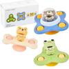 Little Cloud Infant Spaceship Suction Rotating Rattle Set of 3 Korean Childrens Toys