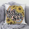 Sofa Cushion White  Cover Home Decor Pillowcase Desert Cactus Flower Decorative