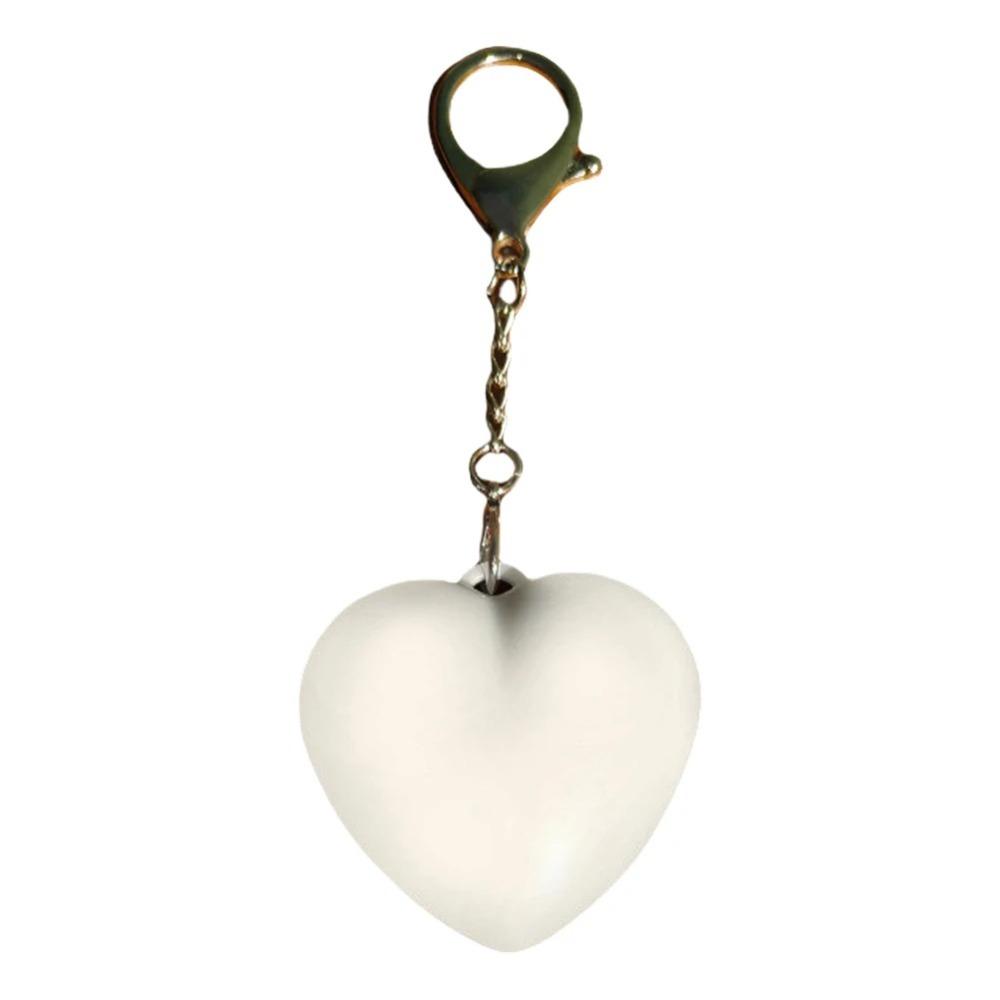 Lightweight Love Shape Keychain Light Touch Sensitive Heart Shape Bag Lamp  Xmas Gifts
