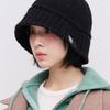 BLACK SANDS Alpaca Wool Knit Bucket Hat_Black