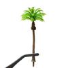 5Pcs Plastic Coconut Palm Tree Miniature Artificial Coconut Palm Ornaments  Desktop Decoration