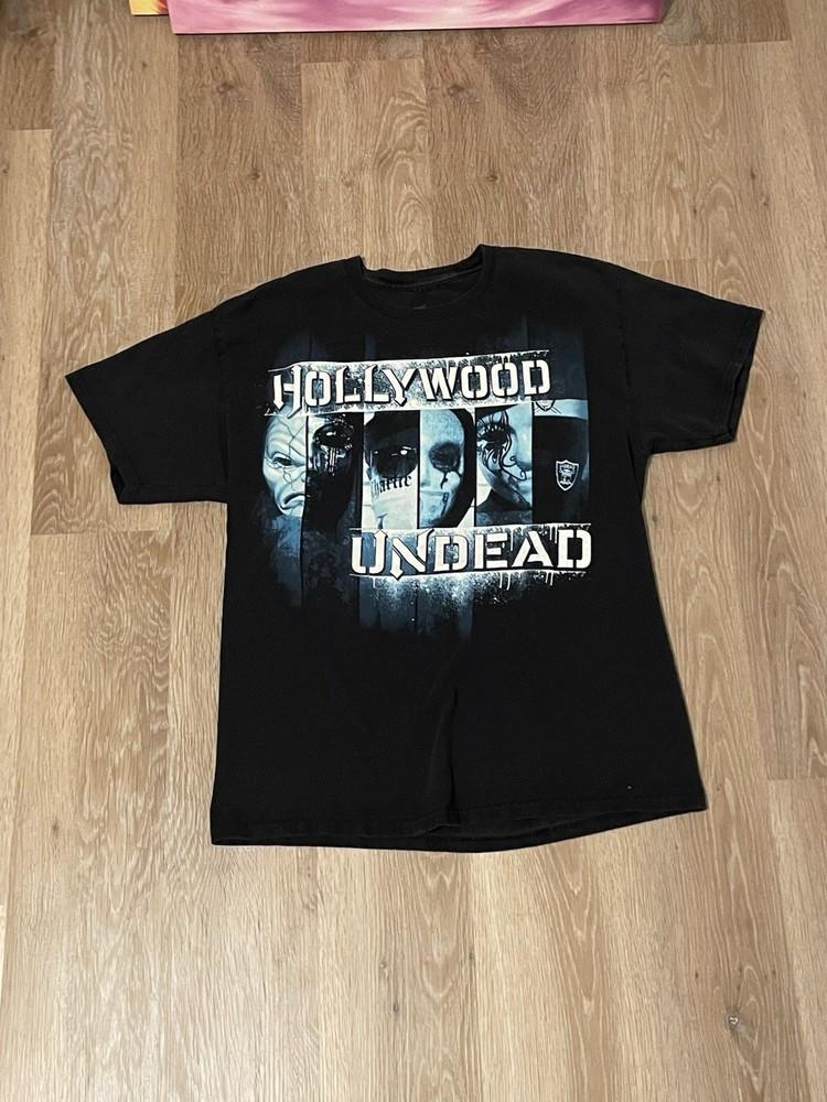Футболка с принтом группы Hollywood Undead Rap Rock Metal Размеры от S до 5XL NE530 Унисекс