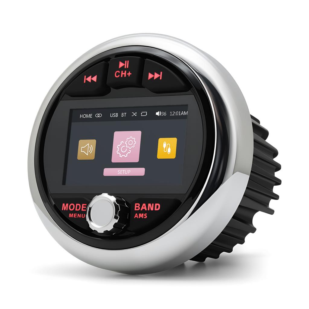 Лодка Морской MP3/MP5 Радио Плеер Медиа Аудио Стерео Плеер Совместимый с Bluetooth FM AM приемник Для СПА UTV ATV Водонепроницаемый