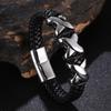 Новые мужские натуральная кожа панк модные простые браслеты-манжеты с подвесками для мужчин ювелирные изделия BB1329