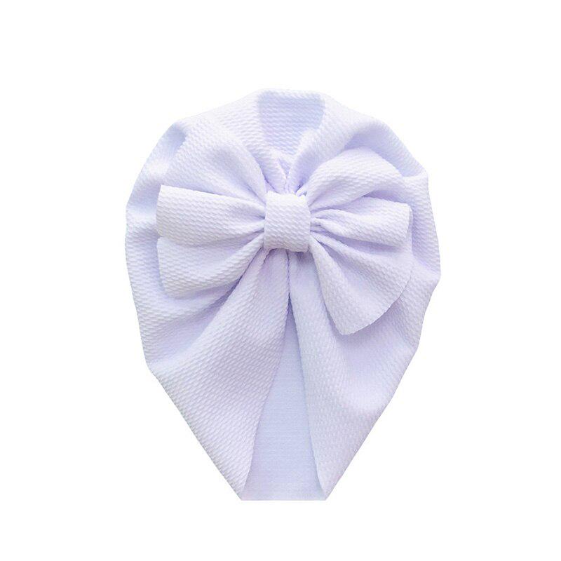 Big Bowknot Baby Hat Solid Color Newborn Autumn Winter Bonnet Hat Warm Kids Turban Beanie Cap Baby Accessories