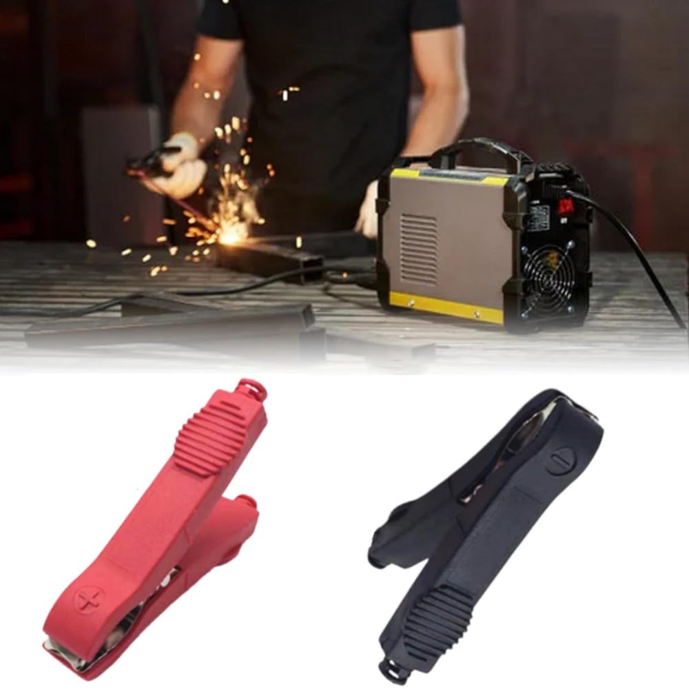 Зажимы типа "крокодил" 6 шт. Зажимы для тестирования напряжения 35А 78 мм Зажим "крокодил" Прочный изолированный тестер напряжения