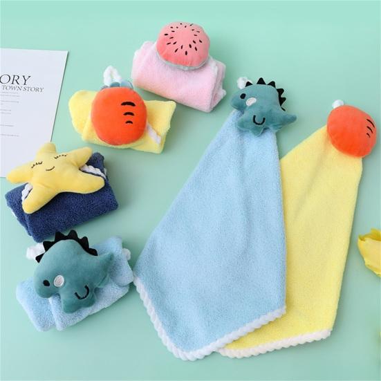 Полотенце с героями мультфильмов, милое, мягкое, ультра-мягкое, удобное, легкое, однотонное, прочное, быстросохнущее, цветное, миска для мытья посуды