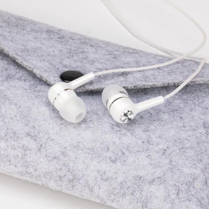 3.5mm Wired Earphone In Ear Headset HIFI Heavy Bass Earbuds Monitor Sports Headset Stereo Music Gaming Headphone with Microphone