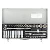 Mixed Socket Wrench Set MX400 Drive Silver 39 Items 12.7mm (1/2") Contents