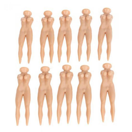 10 шт. обнаженные женские футболки для гольфа голый дизайн для игроков в гольф пластиковый держатель для спортивных мячей