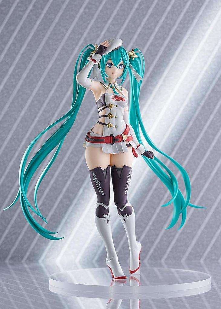 POP UP PARADE Hatsune Miku GT Project Racing Miku 2023 пластиковая окрашенная готовая фигурка Ver. Немасштабируемый