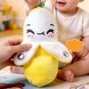 Музыкальная сенсорная игрушка Мягкая кукла-фрукт Плюшевая интерактивная обучающая игрушка со звуками для детей Образовательный сенсорный подарок для мальчиков и девочек