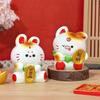 Chinese Style Chinese Zodiac Figurines Fortune Lucky Cat Desk Ornament Home Desktop Decoration