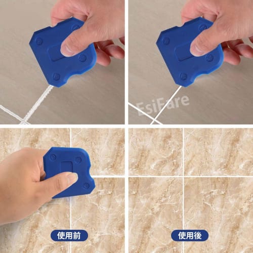 9-Piece Caulking Tool Set, Caulk Remover and Spatula, Compatible with Various Sizes, Multifunctional, Easy To Clean, DIY, for Bathroom Sinks, Doors, W