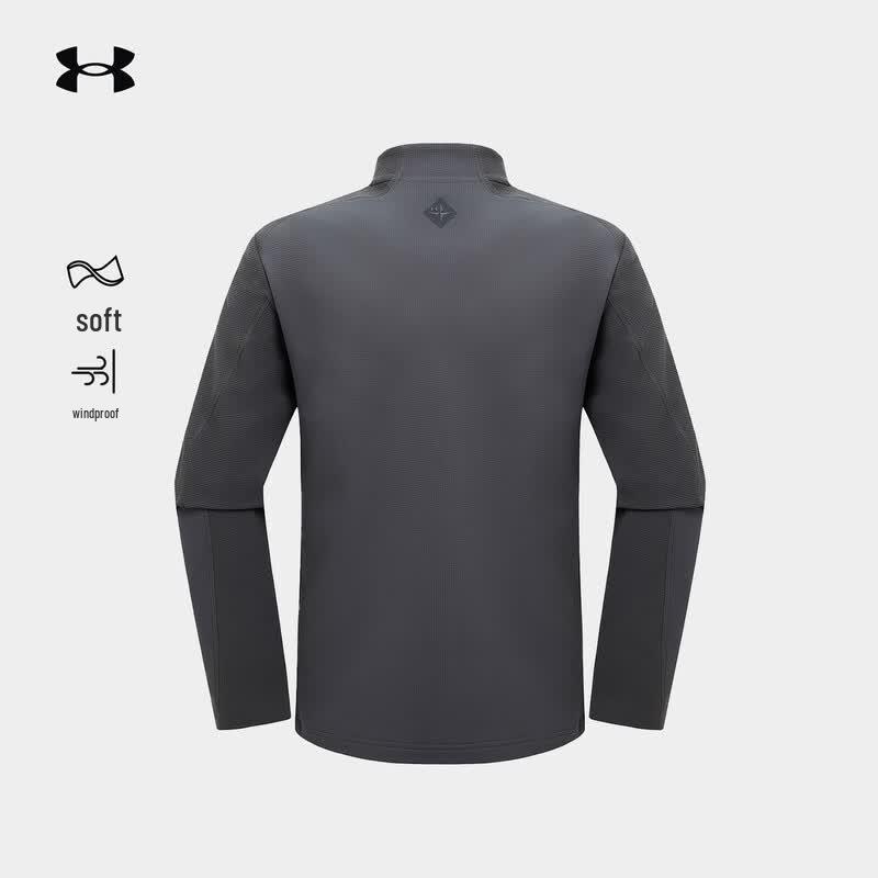 Under Armour Мужская куртка вафельной вязки с воротником-стойкой