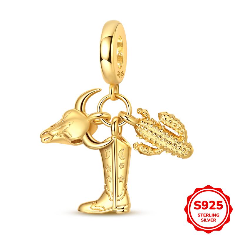 Новинка Элементы 18K Позолоченная Подвеска Шарм Бусины Подходит для Браслета 3 мм Ожерелья Для Женщин Ювелирные Изделия DIY Изготовление Подарки