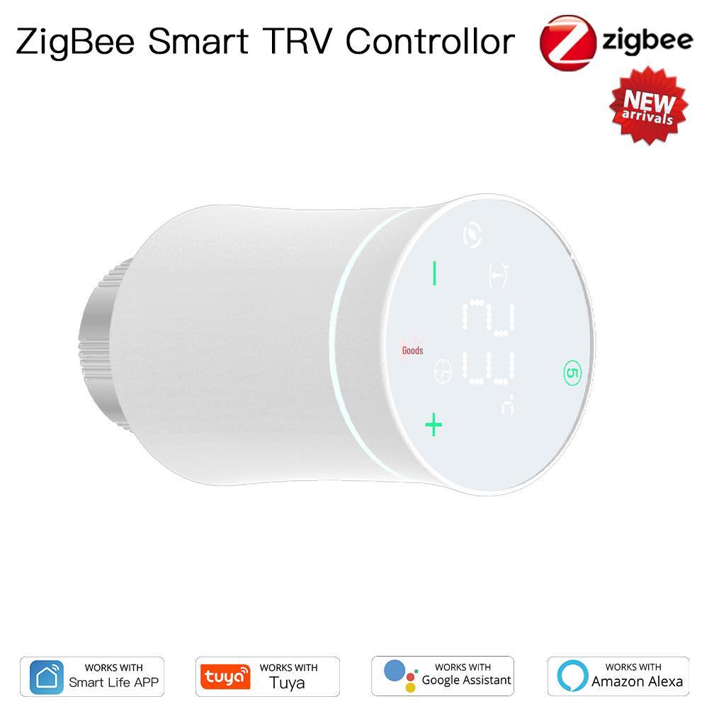 Умный термостатический клапан ZigBee с таймером и голосовым управлением