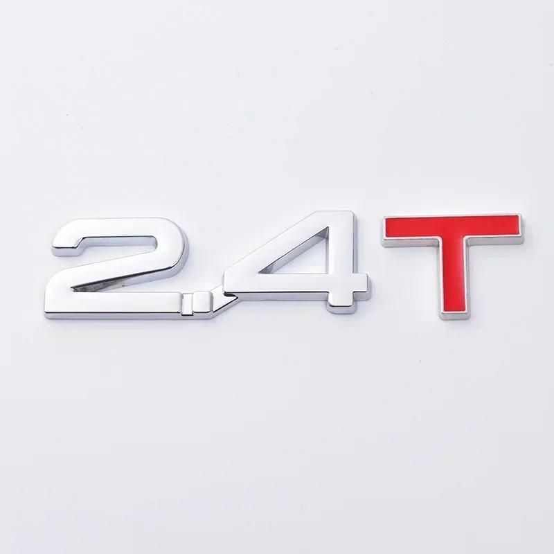 3D Металлическая 1.5T 1.6T 1.8T 2.0T 2.2T 2.4T 2.5T 2.8T 3.0T Наклейка на Автомобиль Шильдик Значок Наклейка Для Mazda KIA Renault TOYOTA BMW Ford Focus