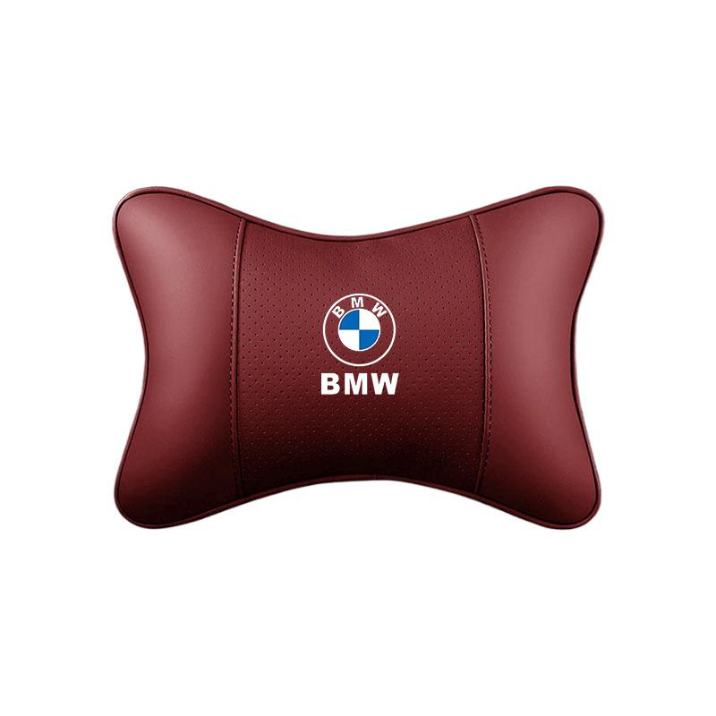 CUP1 Car Leather Seat Headrest Neck Pillow Head Cushion Interior For BMW X1 X2 X3 X5 X4 X6 X7 G30 G20 G32 G11 G12 F40 F30 F20 F10 F34 DR3