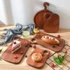 Thickened Ebony Wood Cutting Board Solid Wood Wooden Chopping Blocks Fruit Chopping Board  Home