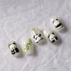Yousheng Cartoon Panda Nail Art Sticker 5D Bamboo Letter Waterproof PET Self-adhesive Women Girls Fake Nail Decoration Decal Party Supplies Gift