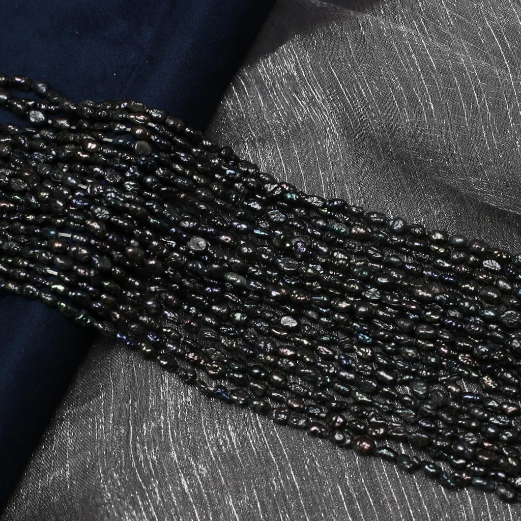 1 нить, барочные натуральные черные жемчужины бусины для изготовления ювелирных изделий своими руками ожерелья браслеты ножные браслеты аксессуары для женщин и мужчин поделки на День святого Валентина 36 см