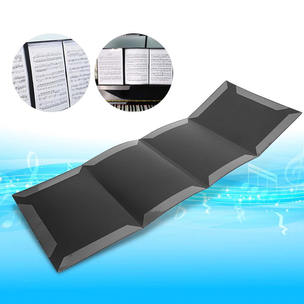 A4 Sheet Music Folder 6 Pages Piano Music Score ABS Material Guitar Violin Expansion Clip