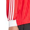 Adidas Оригинальная футболка-поло Adicolor Piqué Striped Pattern Casual Sports с длинным рукавом для мужчин, цвет Crimson IX5226
