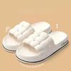 2025Women's New Slippers Fashion Hollow Design Platform Slippers Soft Sole Home Shoes Leisure Non-slip Outdoors Women Shoes