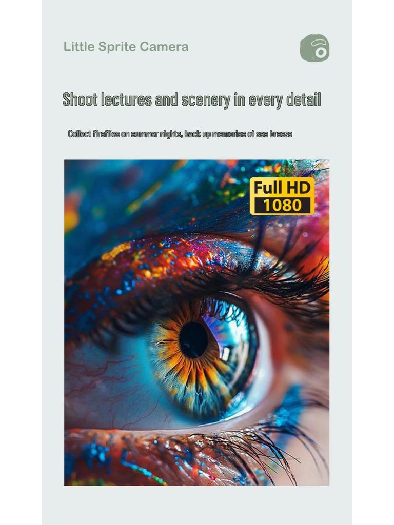 Трансграничная влог-камера для студентов и детей - Каваи Маленький Эльф HD