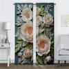 Шторы для гостиной Шторы для комнаты 2 панели 3D Цветочные украшения на Хэллоуин Шторы Жалюзи Домашний интерьер Шторы Перегородка