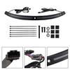 LED Running Turn Signal Light Windshield Trim for Harley 2014+ Electra Glide Black