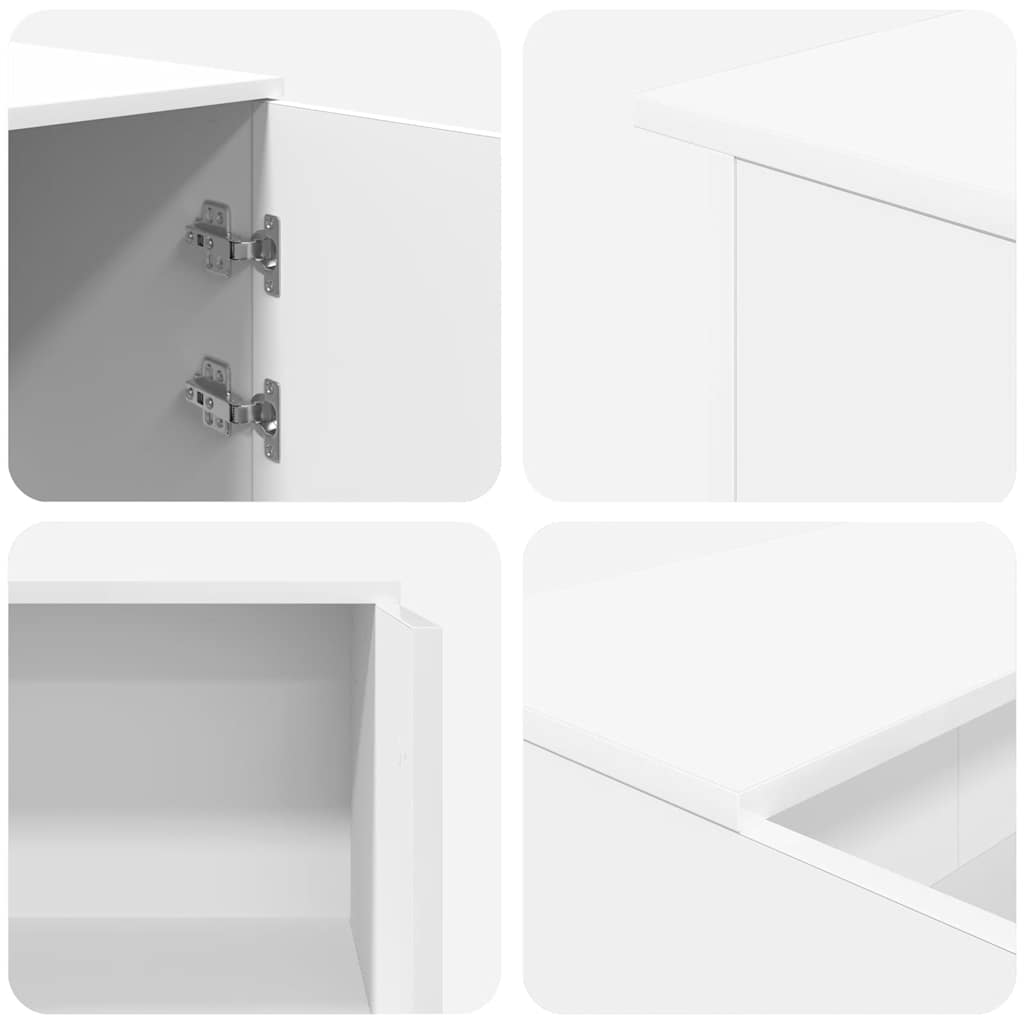 Стойка ресепшн Белая 155 x 50 x 103,5 см Древесно-стружечная плита