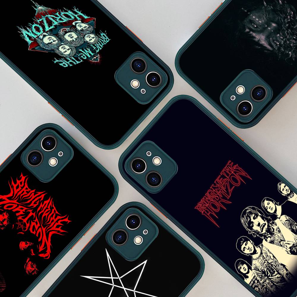 Bring Me The BMTH Horizon Matte Translucent Phone Case For iphone 16 ProMax 15 14 13 12 11 X XS PRO Plus